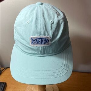AFTCO Seafoam Baseball Cap with Fish Patch